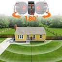 Retractable Garden Hose Reel,Wall Mounted 100 ft 5/8 Inch Automatic Return, Any-Length Lock, 9-Pattern Sprayer, 180° Swivel, Durable Water Hose Reel for Yard and Home
