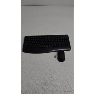 Wireless Keyboard and Mouse Combo, E-YOOSO 2.4GHz Full Sized Ergonomic Wireless Keyboard with Wrist Rest, 3 DPI Adjustable and 6 Buttons Cordless USB Mouse for Computer, Laptop, PC, Windows (Black)