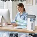 Portable Air Conditioners, Air Cooler Evaporative Personal Mini AC with Remoter, 4 Wind Speed, 2-4-6H Timer, 2 Modes, Colorful Night Light, Portable AC for Room, Car, Bedroom, Office, Outdoor