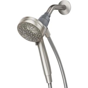 Moen Engage Magnetix Shower Head with Handheld Sprayer, 6 Spray Functions, Spot Resist Brushed Nickel, 26100EPSRN