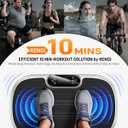 Renoj Vibration Plate Exercise Machine - 455 Lbs Full Body Vibrating Platform with Bluetooth Audio and LED Screen - Lymphatic Drainage and Weight Loss Shaker for Home Gym and Office Workout