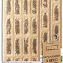 HAMAMA Microgreens Growing Kit Replacements - Mustard, Radish & Zesty Indoor Sprouts Mat - Seed Quilts Easy Setup Pack of 3 - No Tray Only Seeds Refills