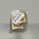 Yoebor Brass Hose Barb Fitting, 90 Degree Elbow, 1" Barbed x 1" Barbed (Pack of 2)