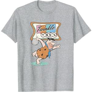 The Flintstones Twinkle Toes Fred Flintstone Bowling Alley T-Shirt
 M