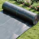 AMAGABELI GARDEN & HOME, 5.8oz 4ft x 100ft Weed Barrier Landscape Fabric Heavy Duty Ground Cover Weed Cloth Geotextile Fabric Durable Driveway Garden Lawn Fabric Outdoor Weed Control Block Mat