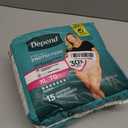Depend Fresh Protection Adult Diapers, Incontinence & Postpartum Bladder Leak Underwear for Women, Disposable, Maximum, Extra-Large, Blush, 15 Count
