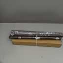 Bronze Double Curtain Rods for Windows 36 to 72 inch, Farmhouse Vintage Decorative 1 Inch Adjustable Dual Curtain Rod, Heavy Duty Boho Rustic Double Drapery Pole with Brown Grain Finials