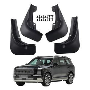 ANSUGGG Mud Flap for Hyundai 2026 Palisade Calligraphy Mud Splash Guard Front&Rear SUV Set of 4PCS Black Heavy Duty Compatible with Palisade Mudguard Exterior Accessories (Only Fit Calligraphy Model)