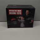 Punching Bag for Kids, 66 Inch Inflatable Boxing Bag with Boxing Gloves, Kid Boxing Set with Scoring, Light, Music, Stand Kids Punching Bag Toy for Age 4-12, for Practicing Karate, Taekwondo, MMA, Black