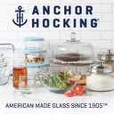 Anchor Hocking Oven Basics Cake Dish & 3 Quart Baking Dish Value Pack Tempered Glass for Even Baking, Oven Safe, Microwave Safe, Made in USA