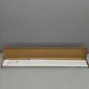 Cordless 1 Inch Window Blinds, Mirrotek Cordless Blinds Light Filtering Mini Blinds 30 x 64 (White)