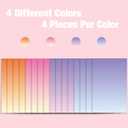 Blank Notebooks - Composition Notebooks 16 PCS A5 Aesthetic 4 Gradient Colors 8.3"x5.5" Unlined Notebook Bulk 72 Pages, for Students Take Note Journaling Writing Kids Drawing Office School Essentials