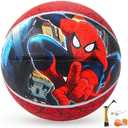 DECLIR Kids Basketball Size 6 Youth Basketball 27.5" for Indoor Outdoor Play Games,Training Basketball for Beginner(Boys&Girls)