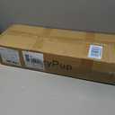 BIRDROCK HOME Dog Playpen w/Door, 12 Panel, 25.6in H | Strong Plastic, Non-Slip Puppy Playpen, Secure Pet Gate | Indoor Outdoor Fence | Configurable Panels | Small to Medium Pets - Black