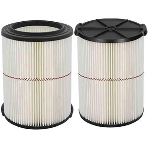 ATXKXE Replacement Filter Fit for Craftsman CMXZVBE38754 fit 5-20 Gallon shop vacuum (2 Pack)