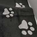 Mibao Dirt Trapper Doormat for Muddy Paws, Absorbent Non-Slip Entrance Mat, Inside Mat for Front Door, Entryway, 35.5" x 23.5", Black (1'11" x 2'11" (Rectangular))