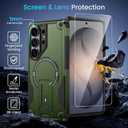 Caka for Samsung Galaxy S26 Ultra Case [Compatible with MagSafe] [Invisible Kickstand] [HD Screen Protector], Protective Magnetic Phone Cover for Samsung S26ultra 5G 6.9 2026 - Green