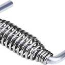 6" Stainless Spring Handle 5" Wide Overall with 1/2" Steel Rod for BBQ pits Trailers, Wood Furnace Stove, Custom Built Grills, Cabinets,Weld On,1PCS