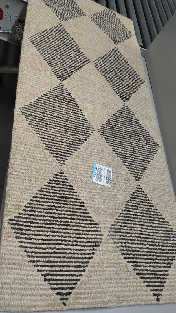 Indoor and Outdoor Brown Area Rug, 5'0" x 8'0" Sized Mat for Living Room, Bedroom, Hallways, and Home Office, 2x5ft, Beige Charcoal