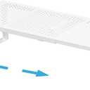 Expandable,Adjustable & Stackable Spice Rack, Cabinet Kitchen Countertop Shelf Organizer,Metal Pantry Storage Shelves - Space-Saving Storage Solution(1Pack/White/Large)