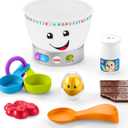 Fisher-Price Baby Learning Toy Laugh & Learn Magic Color Mixing Bowl with Pretend Food Music & Lights for Ages 6+ Months