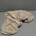 H.VERSAILTEX Armless Accent Chair Covers Thick Velvet Armless Chair Slipcovers High Stretch Chair Covers for Living Room Hotel Machine Washable Furniture Protector with Elastic Bottom, Ivory