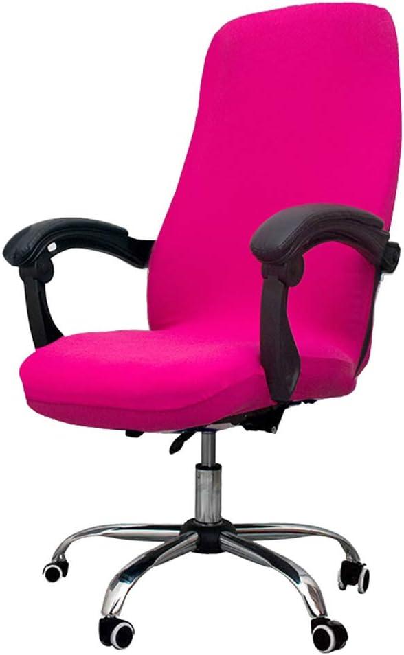 Melaluxe Office Chair Cover - Universal Stretch Desk Chair Cover, Computer Chair Slipcovers (Size: L) - Rose (Large)