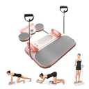 Pilates Board，5in1 Multifunctional Pilates Equipment，Multi-Purpose Foldable Pilates Reformer Board for Home Portable Pilates Machine