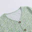 BEDOAR Women's Casual Plus Size Dress V-Neck Knee-Length A-Line Party Cocktail Swing Dress with Pockets (Green)