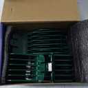 Clipper Guards Compatible with Wahl 10 12 14 16 18 20 Hair Clipper Guards 6pcs Extra Long Clipper Guard Attachments 2.5 Inch Clipper Guides Multiple Sizes Universal 2.5", 2.25", 2", 1.75", 1.5", 1.25" (Green)