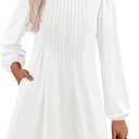PRETTYGARDEN Fall Dresses for Women 2026 Long Sleeve Mini Short Flowy A Line Casual Holiday Party Tunic Dress Fashion Clothes