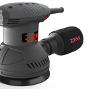 ZKH Random Orbital Sander, 6 Speeds 2.5A sander tool, 7000-14000 RPM, 5-inch Electric Sander Kit with 30pcs Sandpapers, Dust Collector, Ideal Power Palm Sander for Woodworking