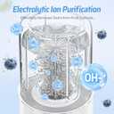 Electric Fruit and Vegetable Washer Machine, Fruit Cleaner Spinner Machine with OH-ion Purification Technology, Suitable for Small Fruits Such as Blueberries, Cherry Tomatoes, and Raspberries