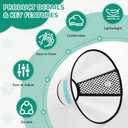 GLADOG Soft Cone Collar, 2 PCS Flexible Plastic Cone for After-Surgery Recovery, Adjustable E-Collar for Medium Dogs and Cats