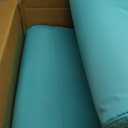 Basic Beyond Chaise Lounge Cushions Outdoor, 3-Layer Waterproof Outdoor Furniture Cushions with Removable Cover and 4 Ties, 72"x21"x3" Patio Lounge Chair Cushions for Outdoor Furniture, Teal
