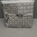 Great Bay Home Reversible Patchwork Recliner Chair Cover - Washable Slipcover Furniture Protector with Elastic Straps - Couch Cover for Dogs, Kids, and Pets - Box-Stitched Detail (Recliner, Taupe)