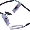 Rear License Plate Lamp Light Socket Wire Harness Compatible with Subaru Forester 2.5L 2009-2013 84931-SC060 84931SC060, White 