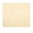 AHTCPO Silicone Dish Drying Mat, Easy Clean, Heat-Resistant Silicone Mat, for Kitchen Counter or Sink Refrigerator(Yellow,45 * 40cm)