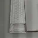 SPARIN Wireless Bluetooth Keyboard and Mouse for iPad (A16) 11th 10th Generation, iPad Air (13/11 inch), iPad Pro 13/12.9/11 inch, iPad 9th 8th Gen, iPad Mini 7th -8.3 inch, Above iOS13- Silver White