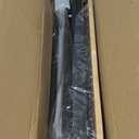 viewcare Bread Box for Kitchen Counter, Black Bread Box With Cutting Board, Bamboo Wood Large Capacity Bread Storage Bin with Acrylic Wavy Door Panel