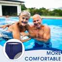 Cutecrop 4 Pcs Reusable Adult Swim Diapers Washable Cloth Diapers Leakproof Special Needs Swimwear for Incontinence Swimmers (M)