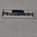 Kolgios 38/40/41/42/44/45/46mm Cool Chain Women Smartwatch Bands Compatible for Apple Watch Bands Series 11/ SE3/10/9/8/7/6/5/4 Stylish Replacement Bracelet for Iwatch S11/10/9 Gift To Her (silver)