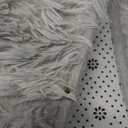 Litanika 4x6 Shag Area Rug for Living Room Bedroom, Tie-Dyed Light Grey High Pile Soft Plush Shaggy Furry Bedside Playroom Dorm Carpet, Non-Slip, Non-Shedding Modern Indoor Floor Rug,Tie-dyed Light Grey, 4' x 6' (Rectangular)