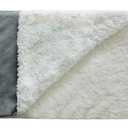 Orthopedic Dog Bed, Cat Bed with Removable Washable Cover, Pet Bed, Plush Dog Mat with Anti-Slip Bottom and Egg Crate Foam for Small to Large Cats and Dogs, Light Gray, L