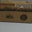 RICHER HOUSE 3+1 Tier Wall Mounted Floating Shelves Set of 2, Rustic Wood Wall Shelf with Metal Frame, Extra Storage Rack for Bathroom, Kitchen, Bedroom with Tissue Rack & Towel Bar - Black