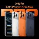 MAGEASY Compatible with iPhone 17 Pro Max 6.9" Thin Case - Super Lightweight, 0.7mm Ultra Thin, Compatible with MagSafe, Anti-Fingerprint - Lyte M (Translucent)