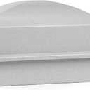 Urn Vault for Underground Burial | Fortified Container to Hold Adult Human Ashes and Cremation Urns for Cemetery and Ground Burial | Made in The USA (Regent, Granite Grey)