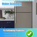 IM1900MD Ice Maker Replacement Kit Fits for Midea Top Mount, Bottom Mount and 18 Cu.ft French Door Refrigerators,with ice Storage Box