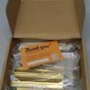 Goldenwarm 10 Pack Adjustable Drawer Pulls Gold Cabinet Handles for Kitchen Hardware 1" to 4"(25-102 mm) Hole Distance