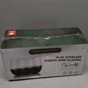 FOCUSLINE 20 Pack 16 Oz Plastic Wine Glasses, Stemless Plastic Wine Cups Heavy Duty, Unbreakable Disposable Wine Glasses for Wedding or Party